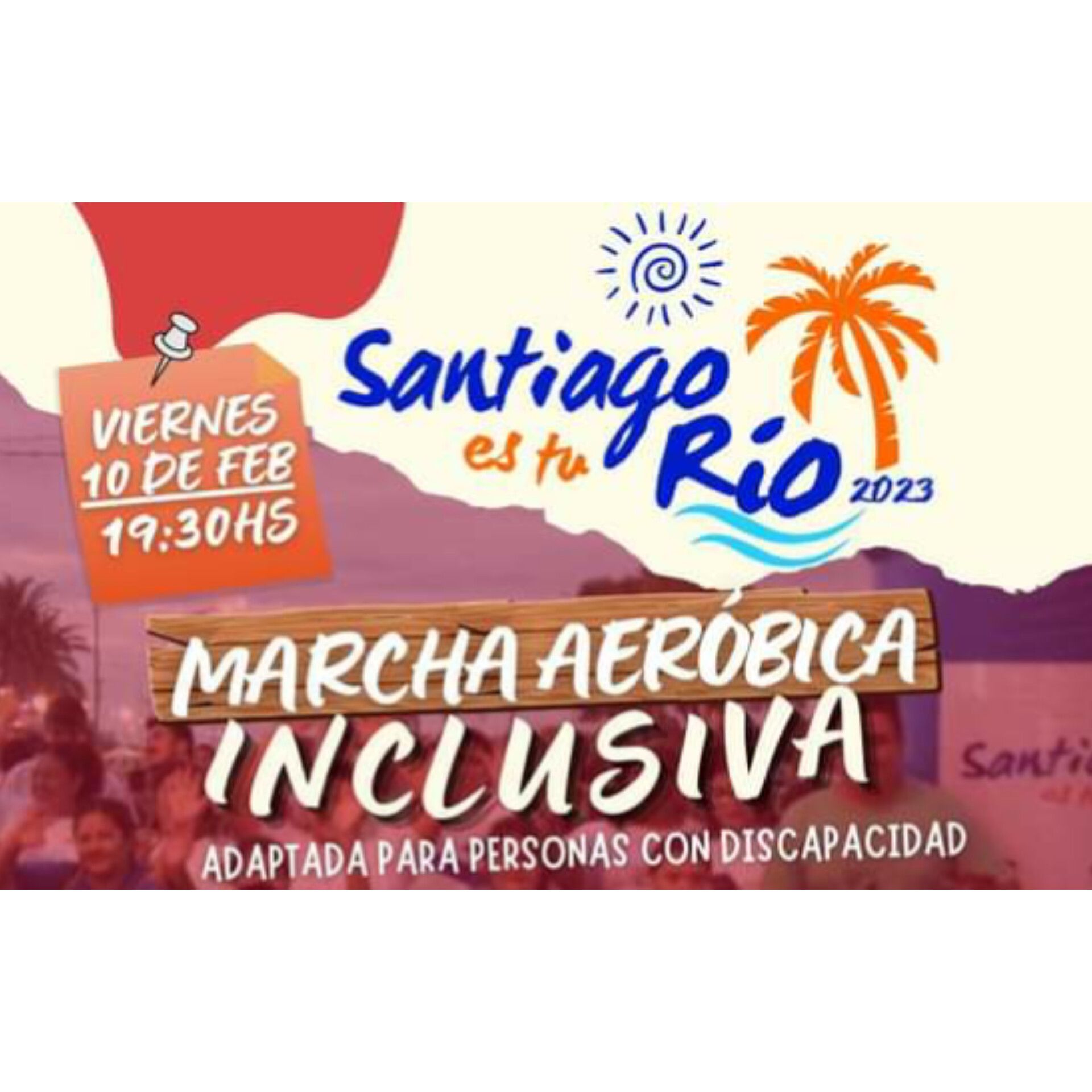La Municipalidad organizará el viernes una marcha Aeróbica Inclusiva desde Santiago es tu Río