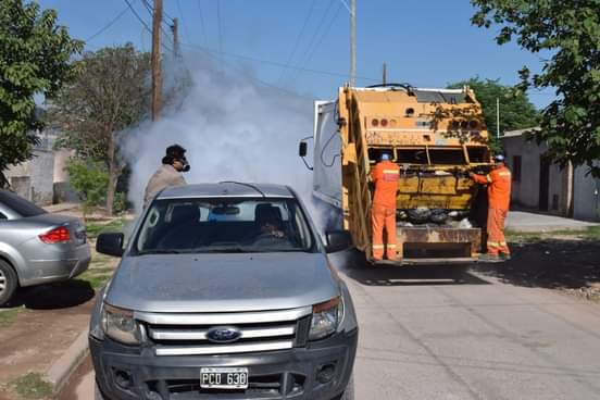 La Municipalidad continua con las fumigaciones en los barrios John Kennedy, Mosconi, Bruno Volta y Don Bosco