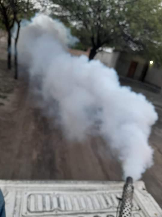 CLODOMIRA: FUMIGACIÓN EN DISTINTOS BARRIOS PARA EVITAR LA PROPAGACION DEL DENGUE