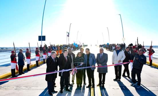 La intendente Fuentes participó de la inauguración del Puente “Juan Francisco Borges” encabeza por el gobernador Zamora