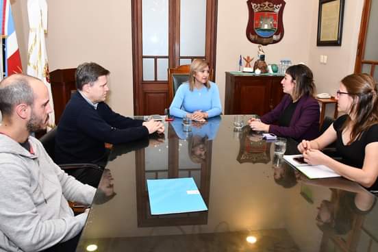 La intendente Fuentes se reunió con funcionarios de Ambiente de la Nación por la obra del centro de residuos