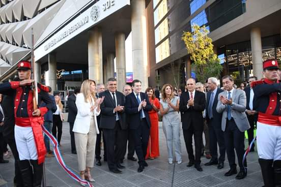 La intendente Fuentes acompañó al gobernador Zamora en la inauguración del complejo edilicio “Manuel Belgrano”