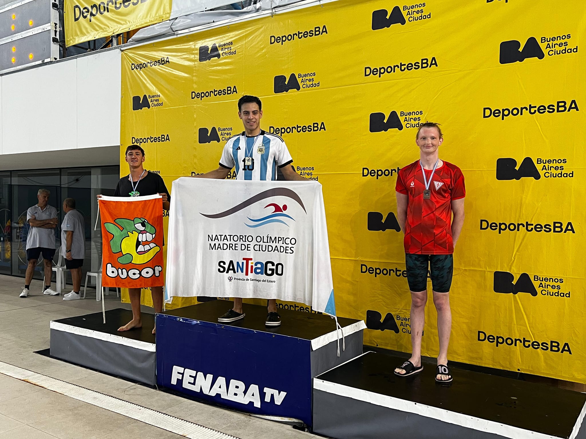 MATÍAS SOSA GONZALEZ CAMPEÓN NACIONAL: es representante del Natatorio Olímpico Madre de Ciudades