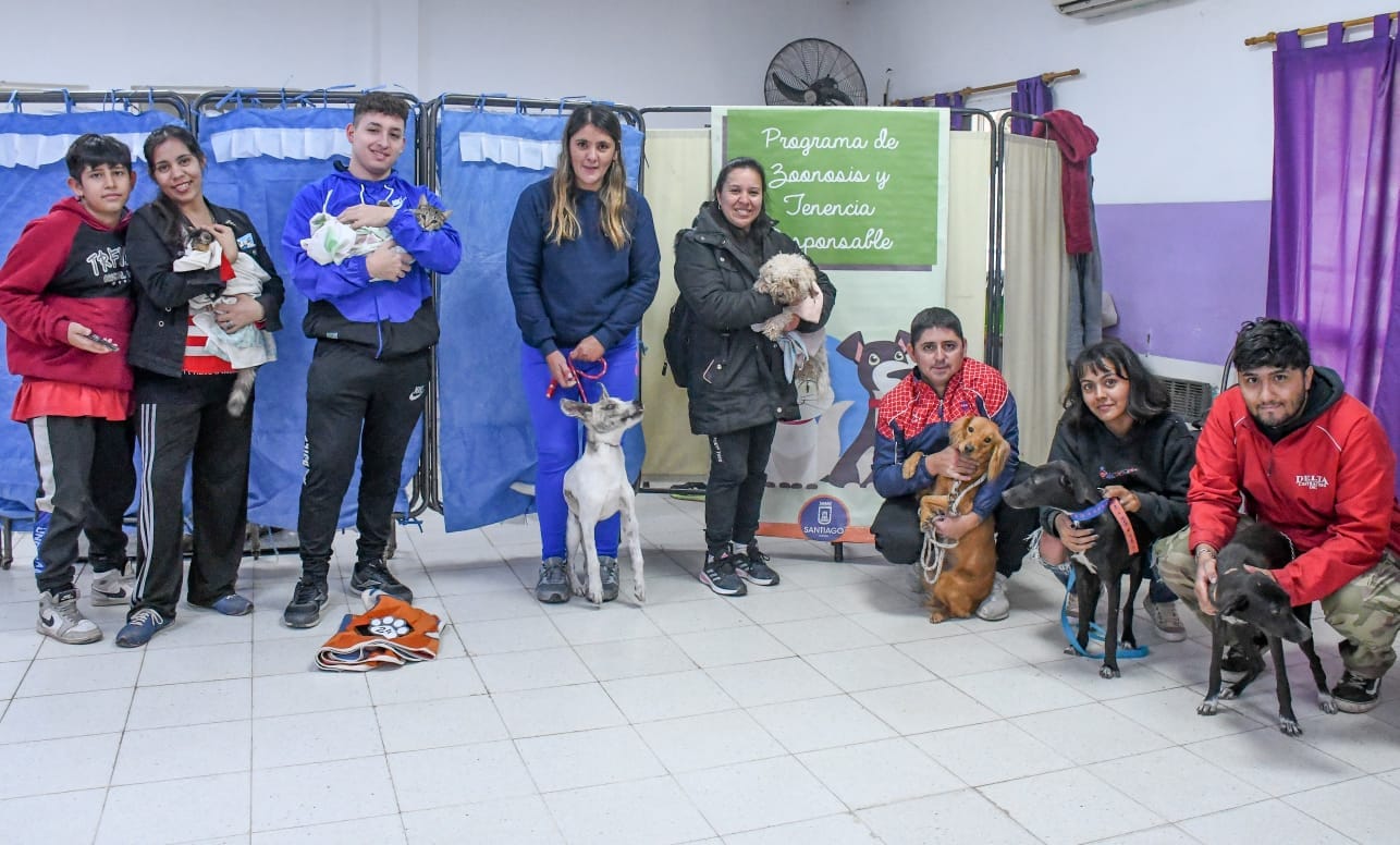 Zoonosis de la municipalidad realizó castraciones de mascotas en los barrios Industria, Almirante Brown y Campo Contreras
