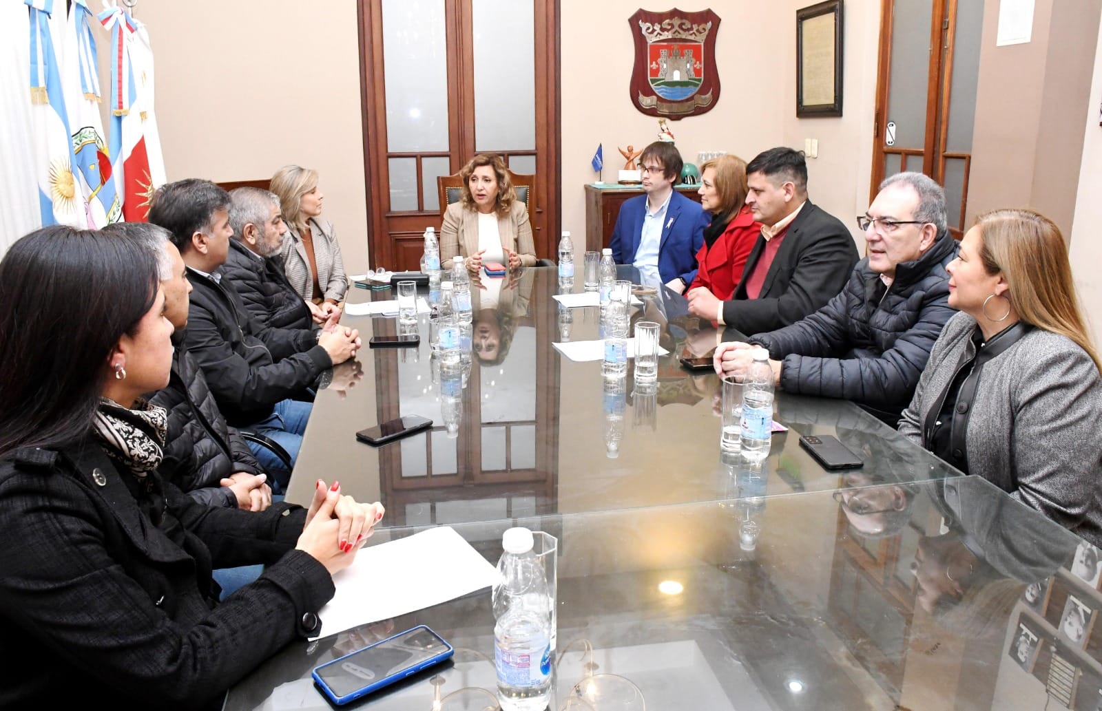 La intendente Fuentes mantuvo una reunión de trabajo con concejales del Frente Cívico
