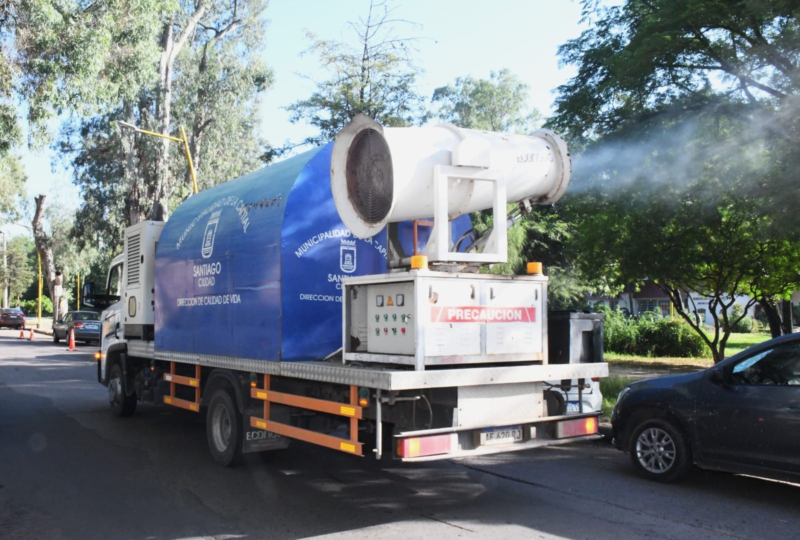 Calidad de Vida de la Capital continúa esta semana con su programa de fumigaciones