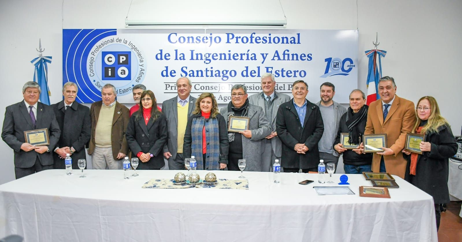 La intendente Fuentes participó del acto aniversario del Consejo de Ingenieros de Santiago del Estero