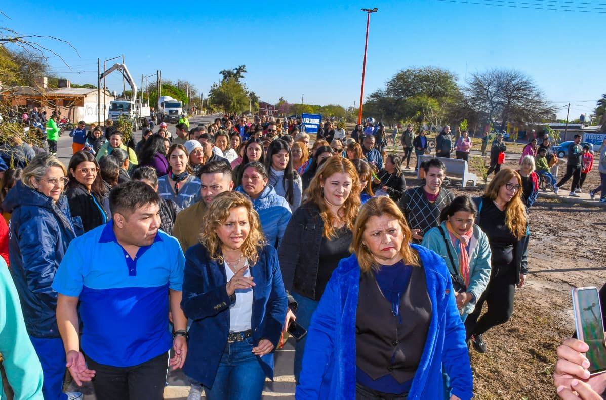 La intendente Fuentes habilitó un espacio público para actividades físicas denominado «Hna. Viviana Murillo»